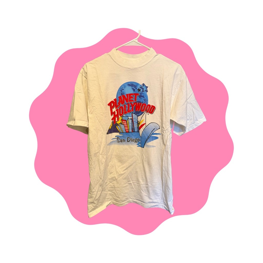 Planet Hollywood White T-Shirt